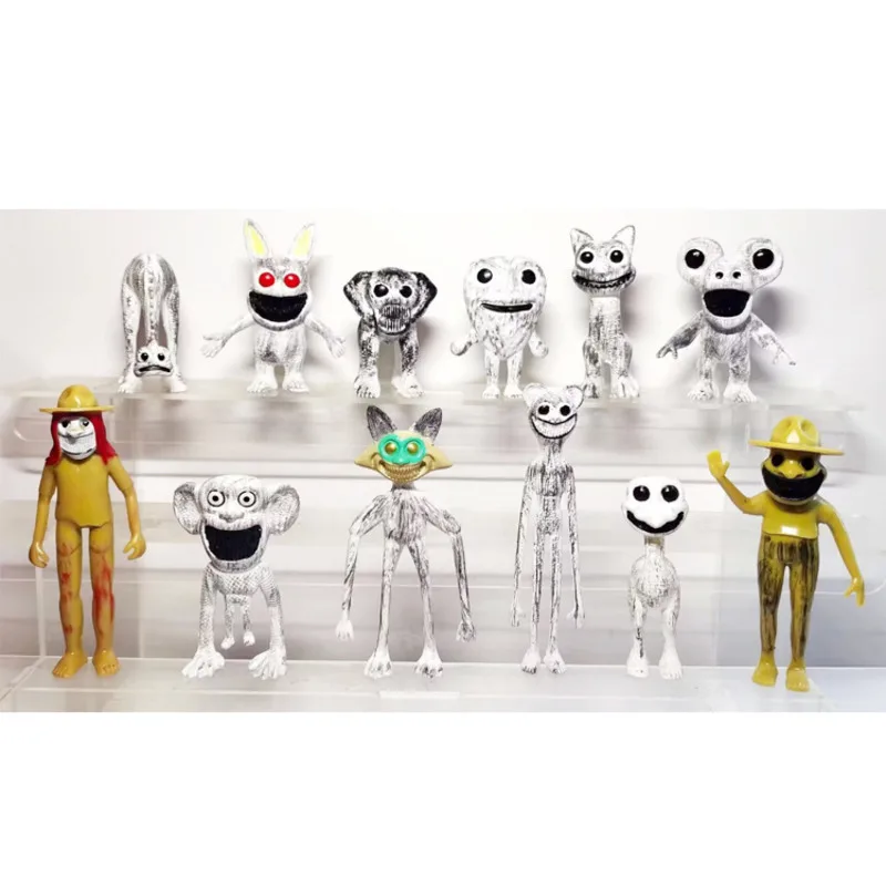 24pcs/box Zoonomaly Monster Figure Game Cartoon Model Statue Multiplayer Zoonomaly Everything Cow Koala Collection Anime Gifts