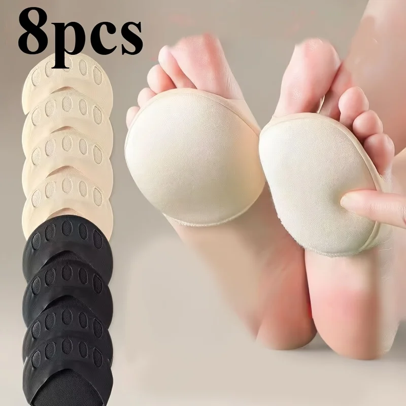 8 個/4 ペアの快適な目に見えないインソール - 高弾性アーチサポート、さまざまな靴に適しています: カジュアルシューズ、ハイヒール & ブーツ