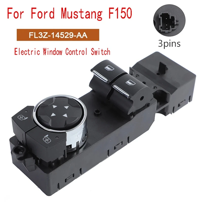 

FL3Z14529AA Electric Window Control Switch For Ford Mustang F150 Window Glass Lift Switch FL3Z-14529-AA