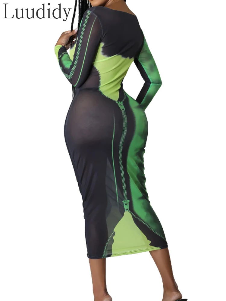 Robe tambour à manches longues pour femmes, vêtements de soirée College, col rond, tenues sexy une pièce