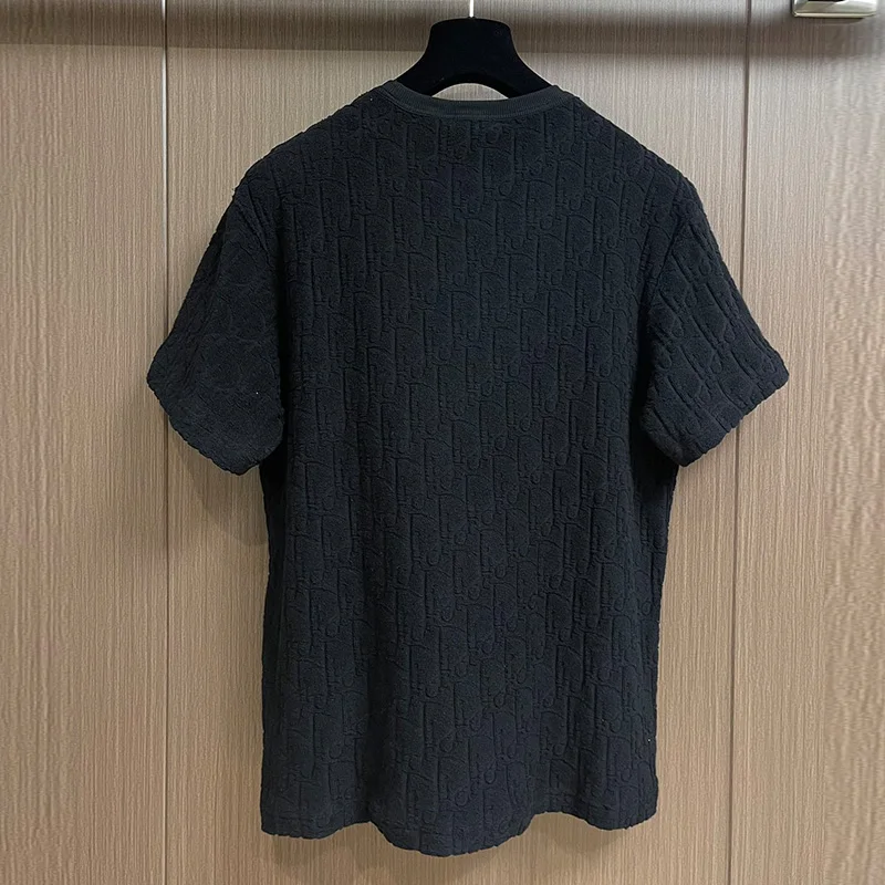 

High-End Luxury Men's ort Sve T-irt Emed Lettering American Trendy Brand Youthful Cotton Blend Breathable Summer Wear