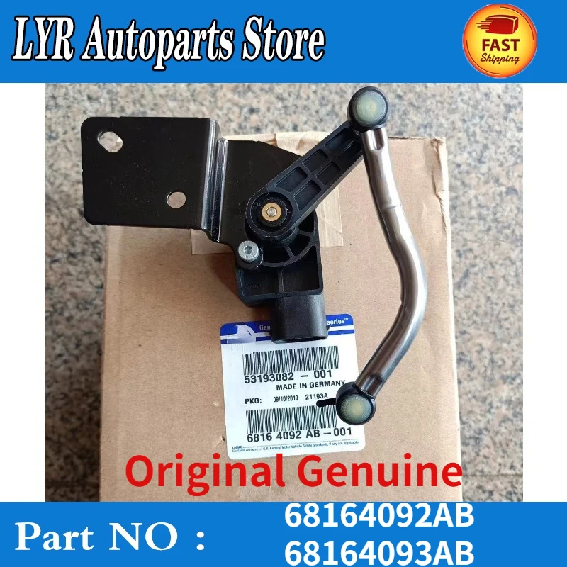 Suspension Front L&R Ride Height Level Sensors For Jeep Grand Cherokee 11-15 68164092AB 68164093AB