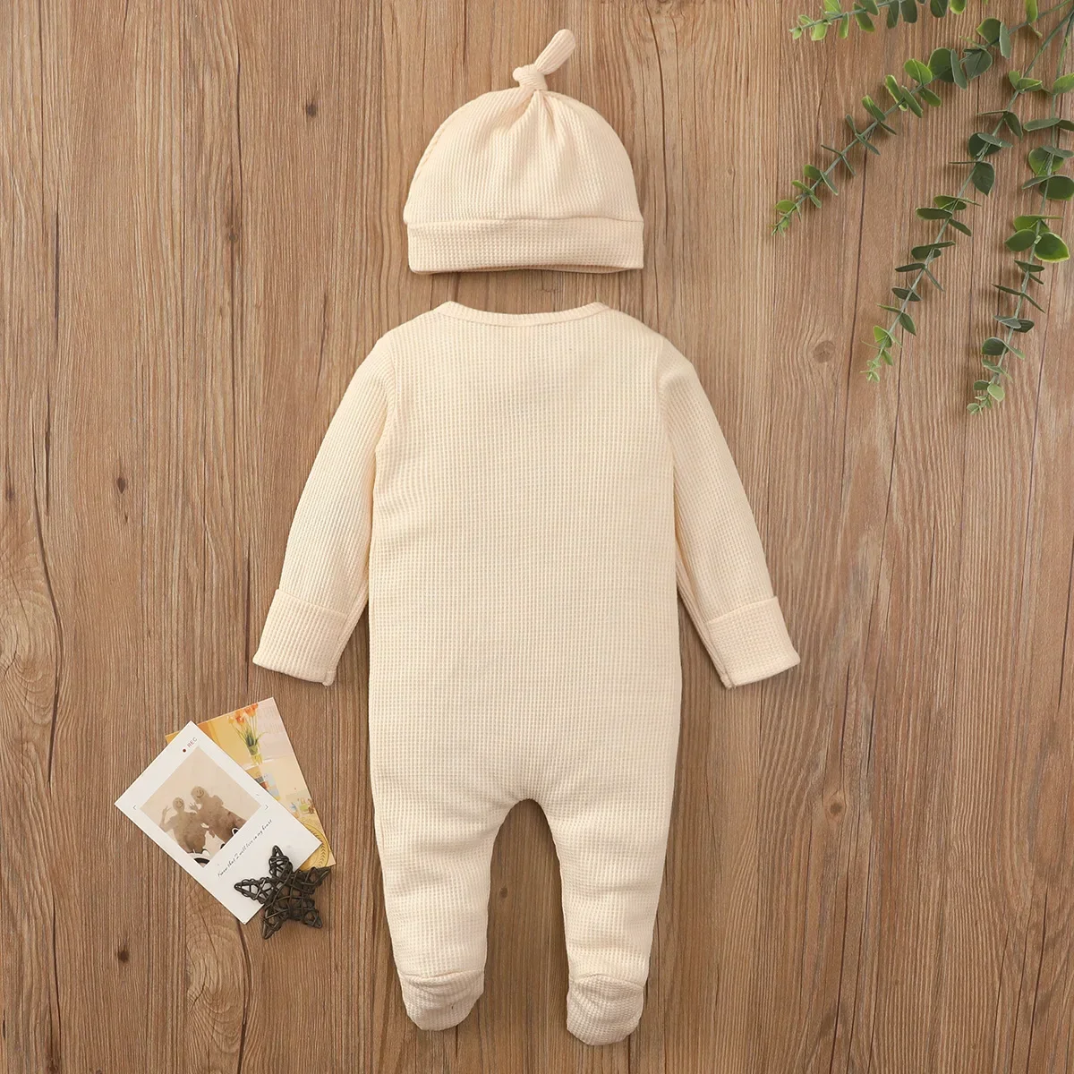 Boys Girls Jumpsuit Clothes Newborn Baby Solid Colour Long Sleeve Zip Bodysuit Infant Babe Romper  3-6-9-18M for  Four Seasons