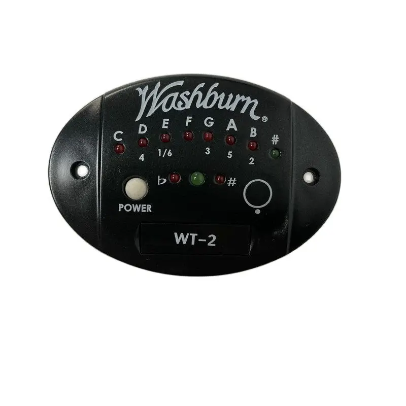 Made in Korea Genuine Washburn Onboard Chromatic Tuner for Acoustic Guitar needs Battary CR2032