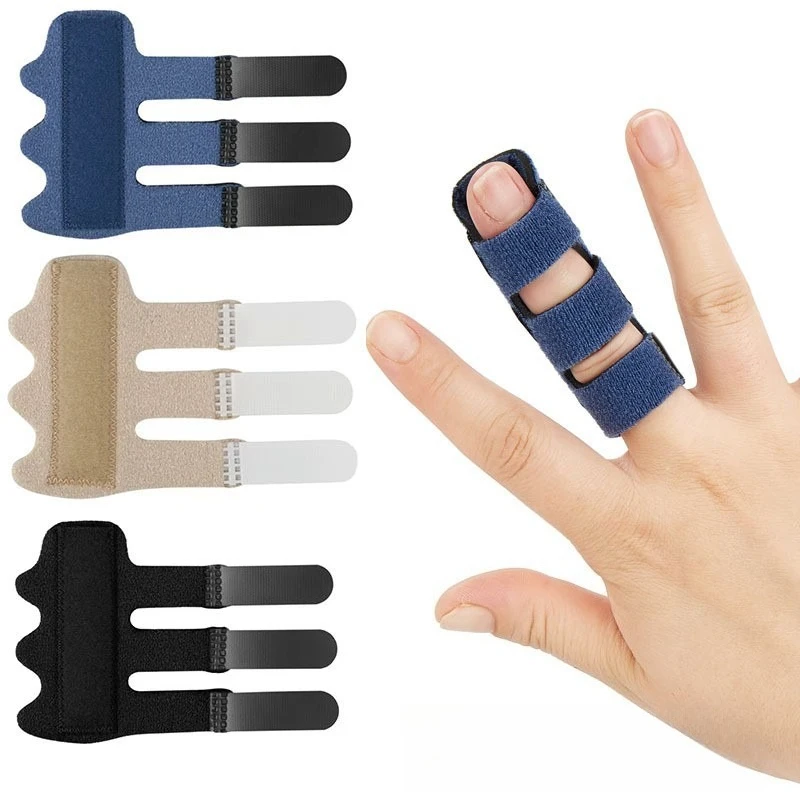 

Hot Finger Joint Fixation Splint,Sports Basketball Sprain and Dislocation Correction Strap,Bending and Straightening Finger Guar