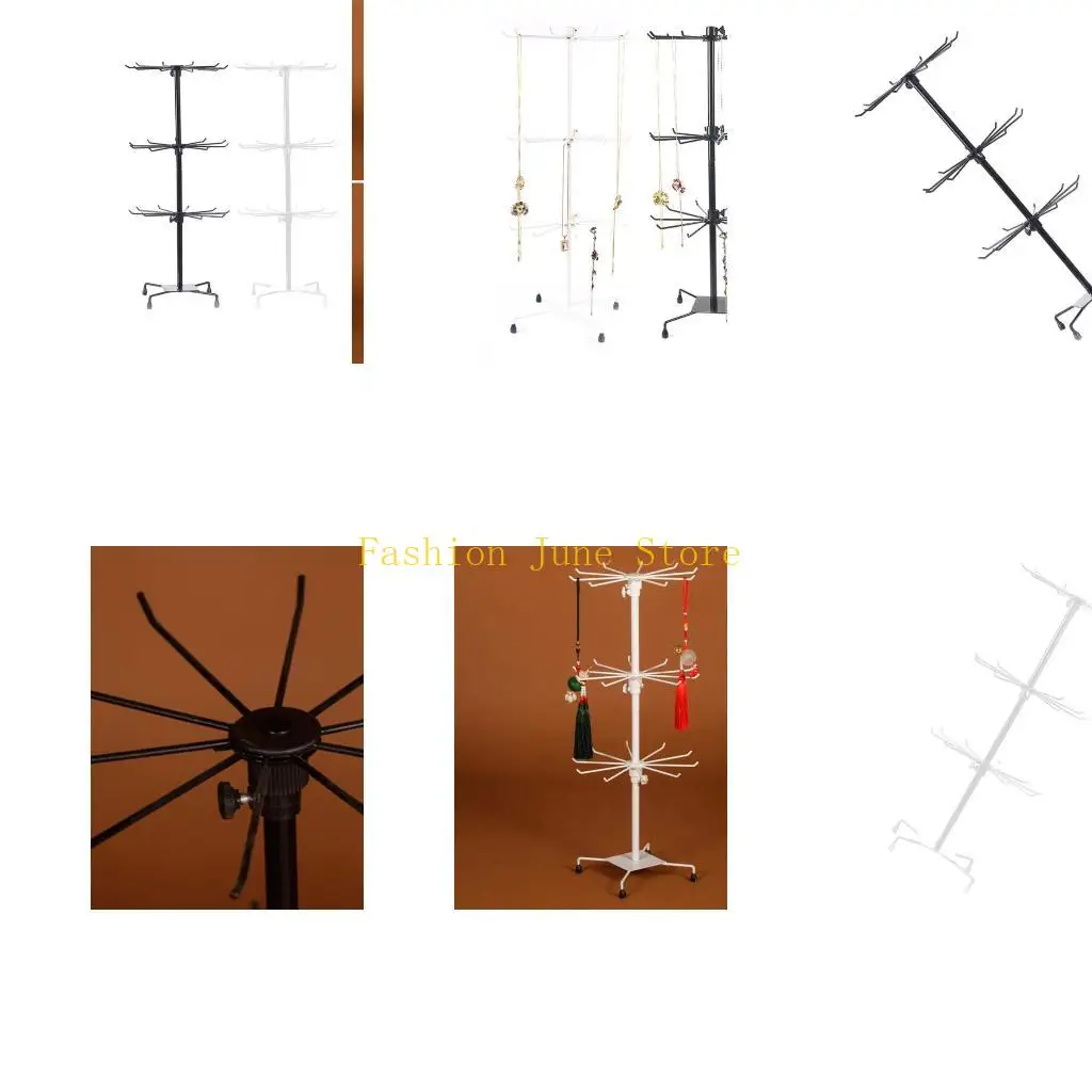 

N5KA Small 3 Layer Display Stand Rotating Jewelry Organizers for Accessory Jewelry