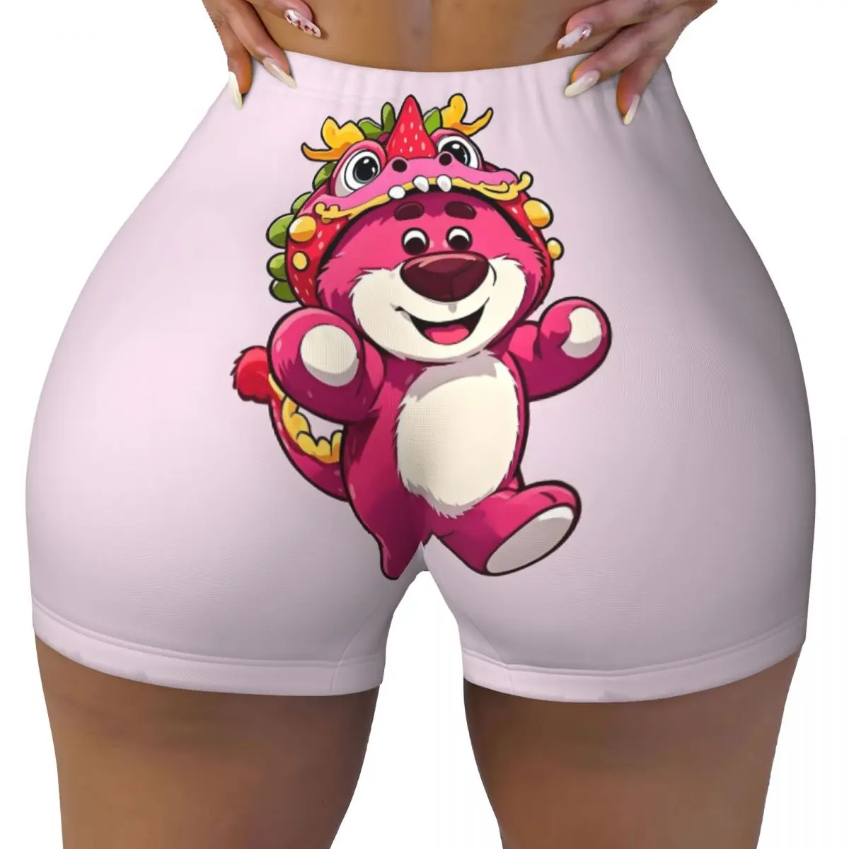 

Custom Lotso Huggin Bear Hugger Workout Shorts for Women Gym Volleyball Running Yoga Shorts