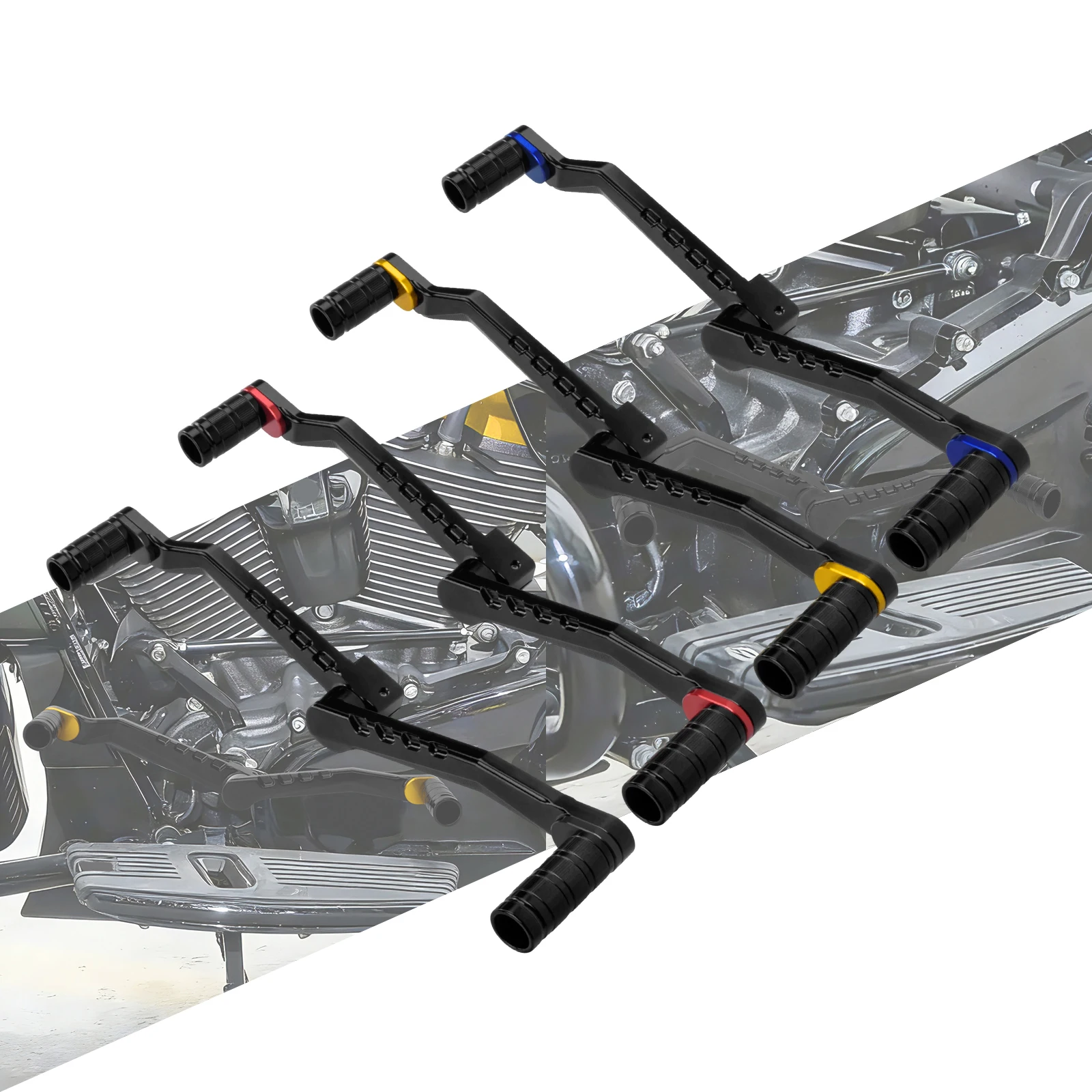 

Motorcycle Heel Toe Shift Lever With Shift Pegs For Harley Touring Road Electra Street Glide FLHR 2008-2025 Softail FL 86-2017