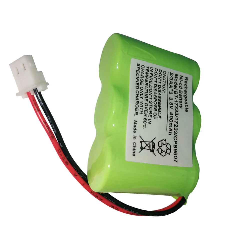 1-10 PCS Zamienna bateria Ni-CD 3,6 V 400 mah Bateria do BT17333 BT- 163345   BT27333 Bateria 3,6 V 2/3 AA hurtowo