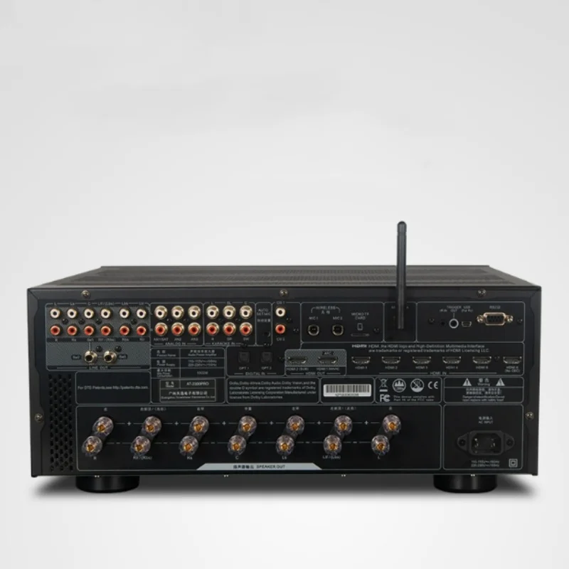 Winnaar AT-2300PRO Eindversterker 4K Panoramisch Geluid 7.3.4 Shadow K High Power AV Cinema Versterker