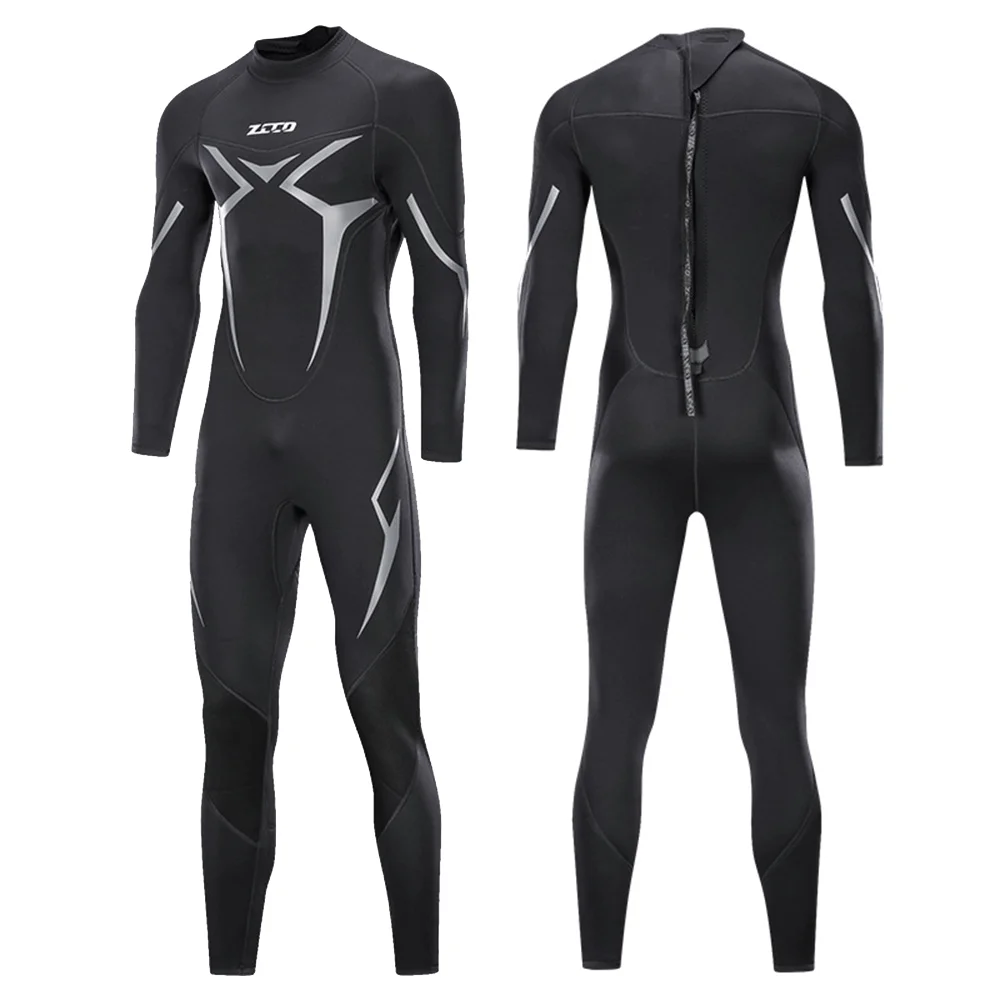 3mm Wetsuit Men Neopreno Surf Suit Scuba Diving Suit Rash Guards Swimwear One-Piece Swimsuit Underwater Spearfishing Kitesurf