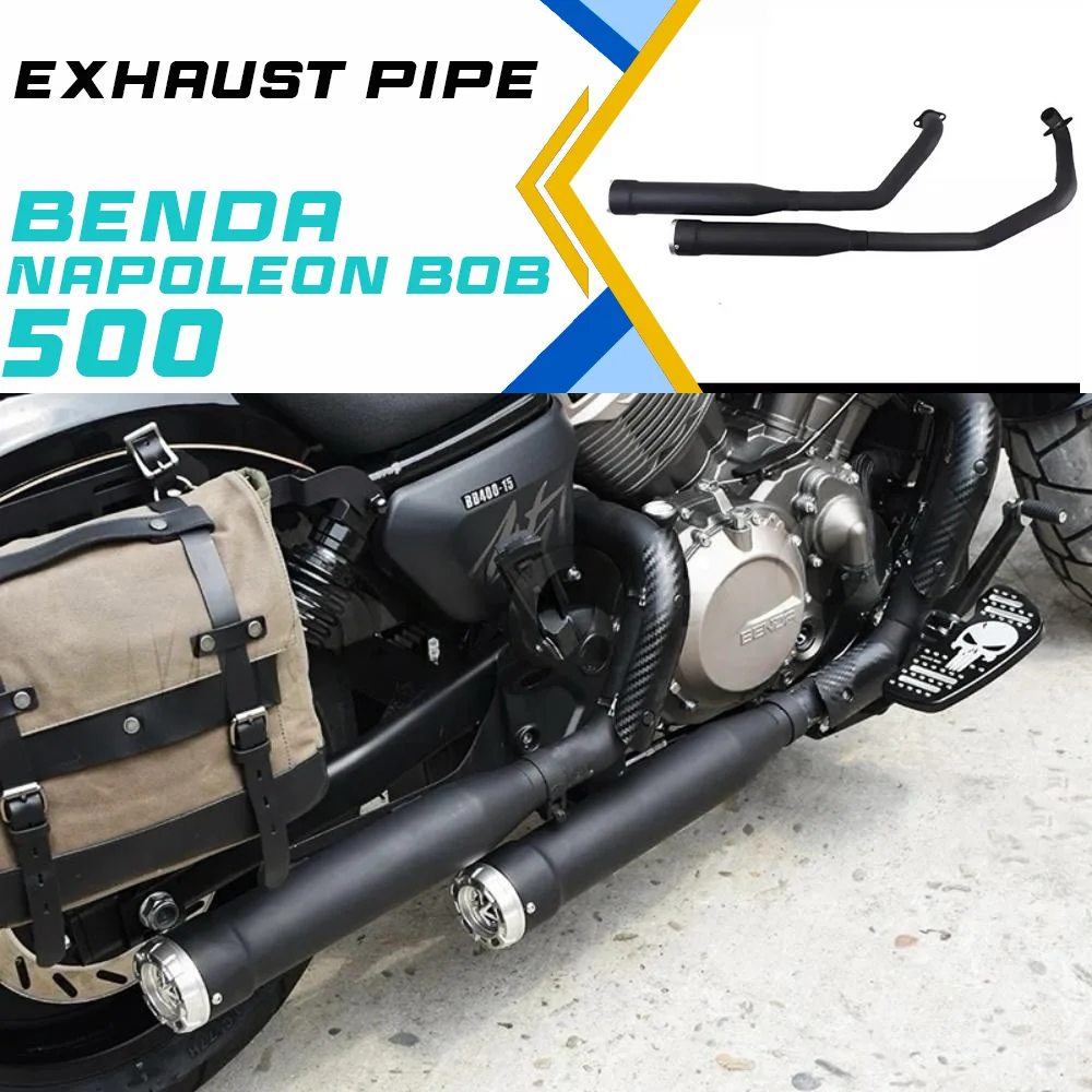 

Выхлопная труба BENDA Napoleon Bob 500 Cobra, двойные выходы с правой стороны, глубокий и резонирующий звук.