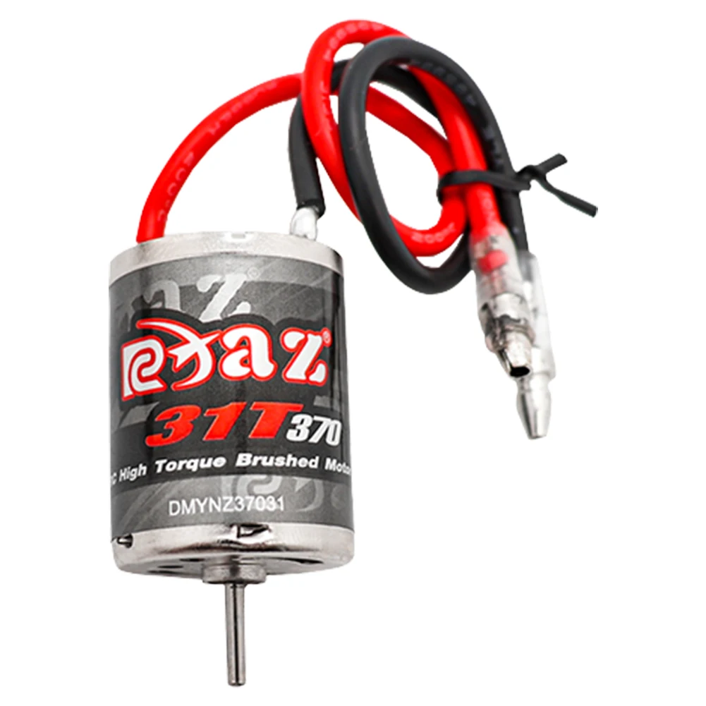 31T 370 Geborstelde Motor DC Motor Geborsteld Crawler Elektrische Motor Hoog Koppel 30000 RPM voor 1/10 1/12 1/14 1/16 1/24 RC Crawler Model