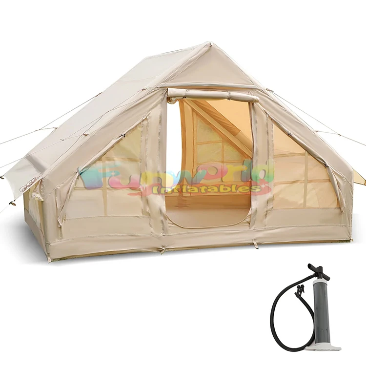 

Portable Big Waterproof Inflatable Tenda Camping air Tent Luxury Outdoor House for 3-5 People Party