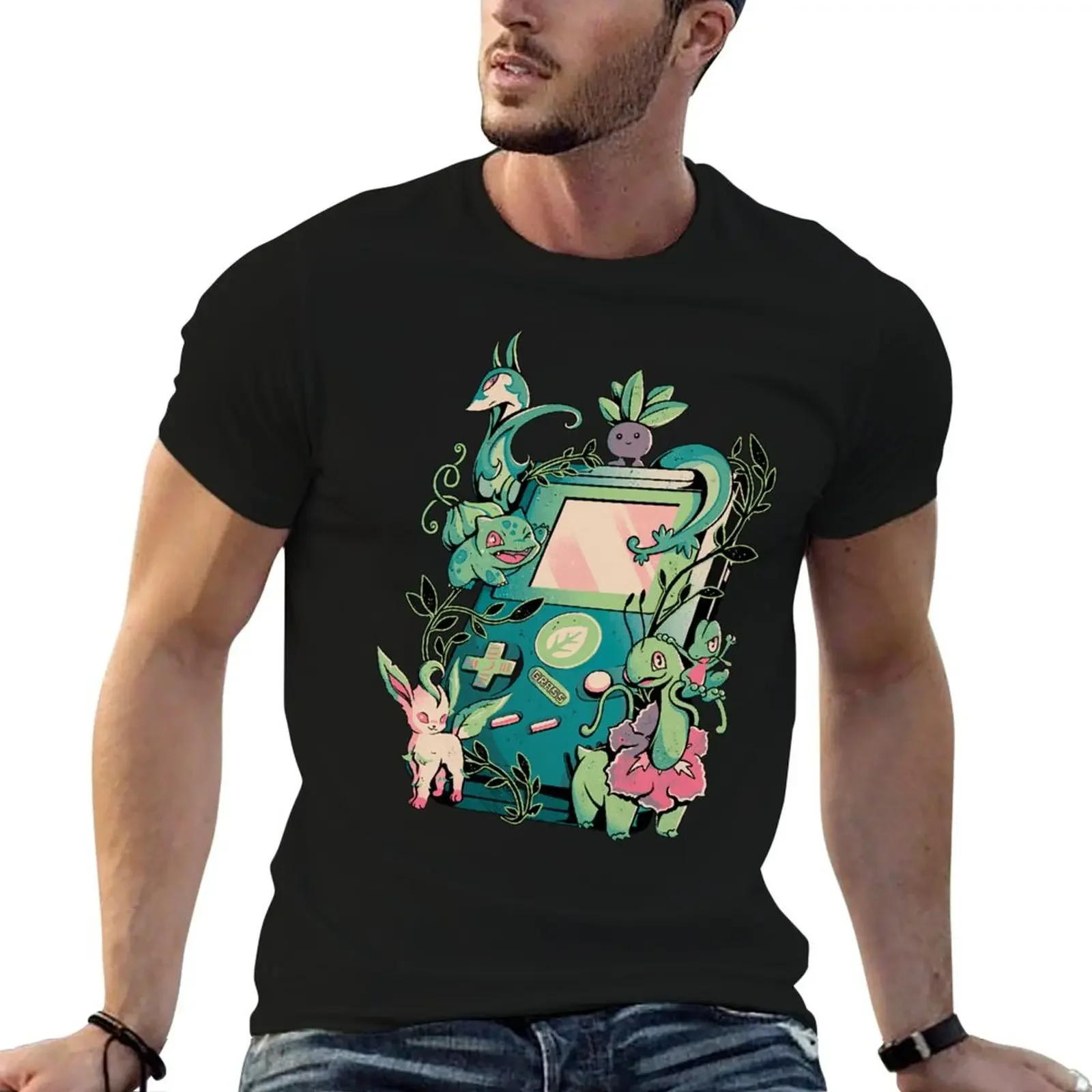 Gaming : Grass Evolution T-Shirt boys whites baggy shirts mens clothing