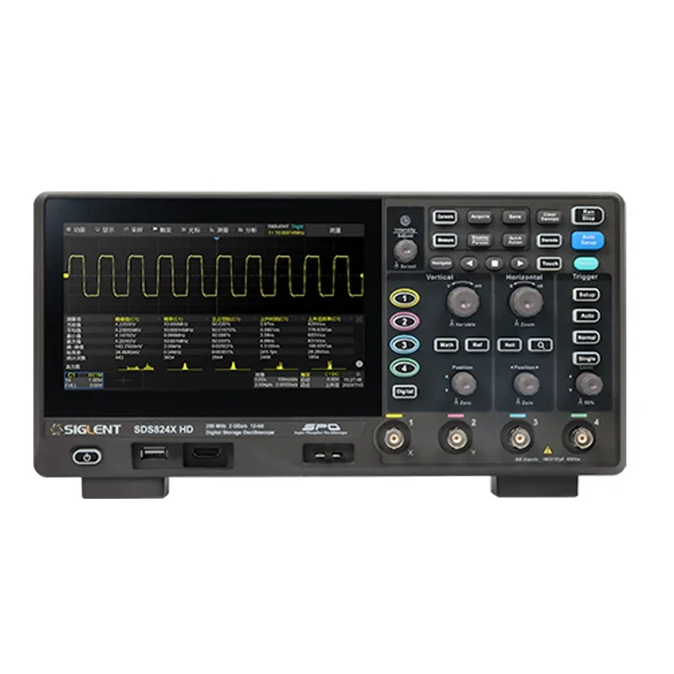 China SDS812X HD 100 MHz 2 Channel Analysis Probe Options Siglent Digital Oscilloscope