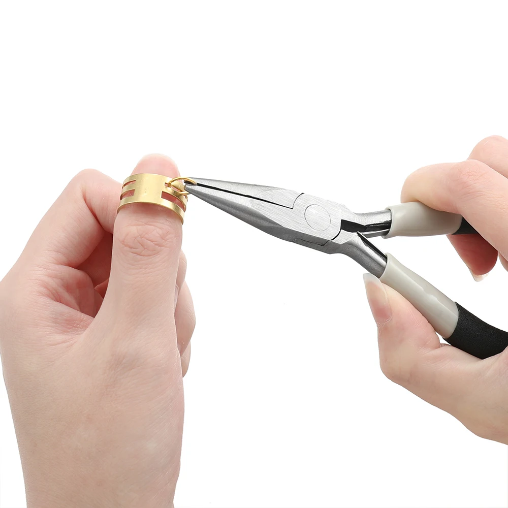 3 teile/satz Tragbare Schmuck Machen Zangen Werkzeug Nadel Runde Nase Zange Diagonal Zange für DIY Schmuck Hardware Machen Reparatur Werkzeug