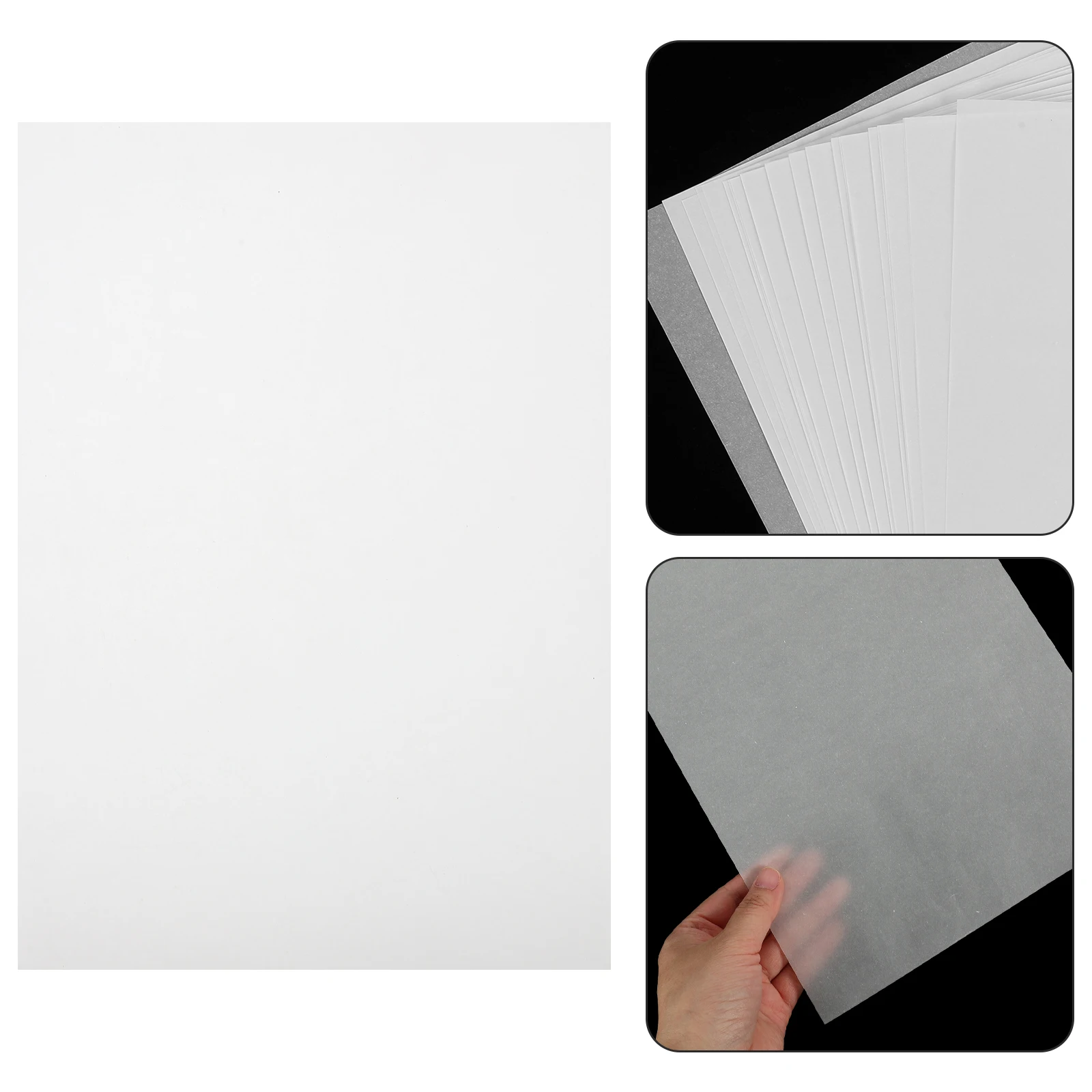 50 Sheets A4 Sulfur Paper Thick Printing Drawing Copy Transfer Paper Multi Use Craft Scrapbooking Perfect Workmanship