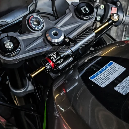 Imagen 2 del producto Amortiguadores de dirección para motocicleta, accesorios de motocicleta, estabilizador de amortiguador de dirección para KAWASAKI NINJA ZX-6R 2024-2009 2024, ZX-6R 2025