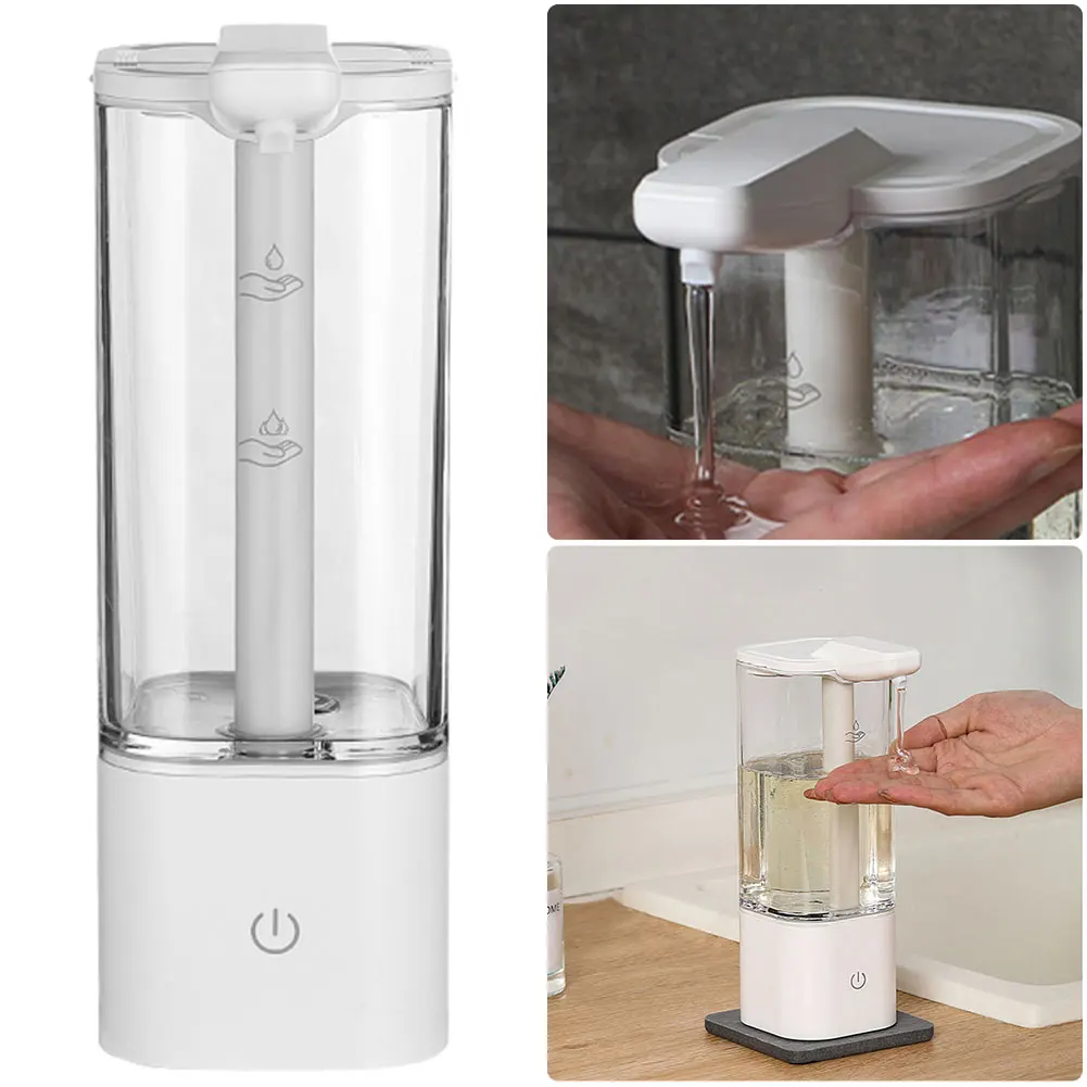 

550ml Automatic Soap Dispenser IPX5 Waterproof Automatic Sensor Hand Sanitizer Machine Dish Soap Dispenser for Kitchen Bathroom