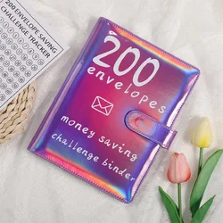 100 Envelope Challenge Binder 200 Days to Save Money Budget Binder With Cash Envelopes Loose-Leaf Binder Money Organizer System