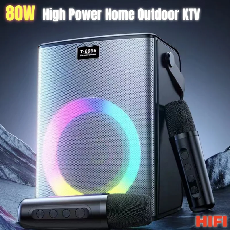 

Outdoor Party Box High Power Caixa De Som Bluetooth Speaker Wireless Home Karaoke Singing Speaker with MIC Portable Subwoofer FM