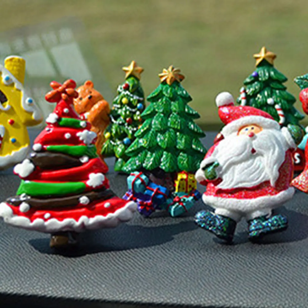 

Christmas Air Freshener Clip Scented Diffuser For Car Vent Interior Aroma Decor Essential Oil Holder Auto Fragrance Gift Holiday