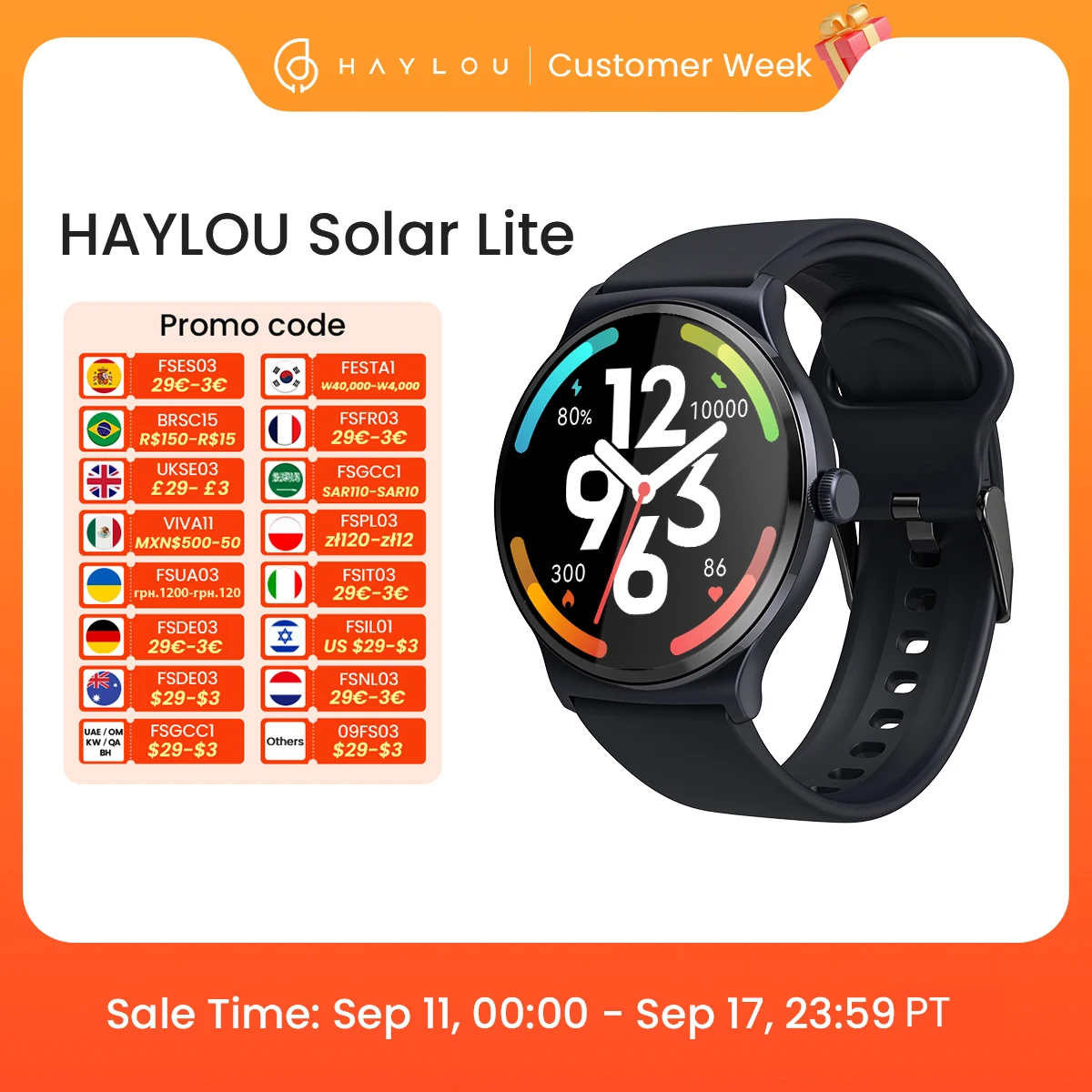 HAYLOU Solar Lite Smart Watch 100+ Workout Modes Smartwatch Heart Rate Blood Oxygen Monitoring Sleep Stress Testing Sport Watch