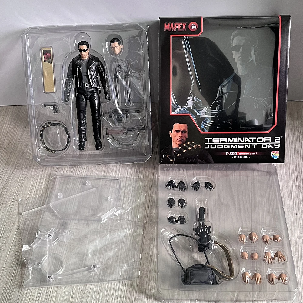 Mafex المنهي 2 يوم الحكم الشكل Mafex No.199 T-800 أرنولد T2 جمع الشكل عمل عيد الميلاد عيد الميلاد اللعب