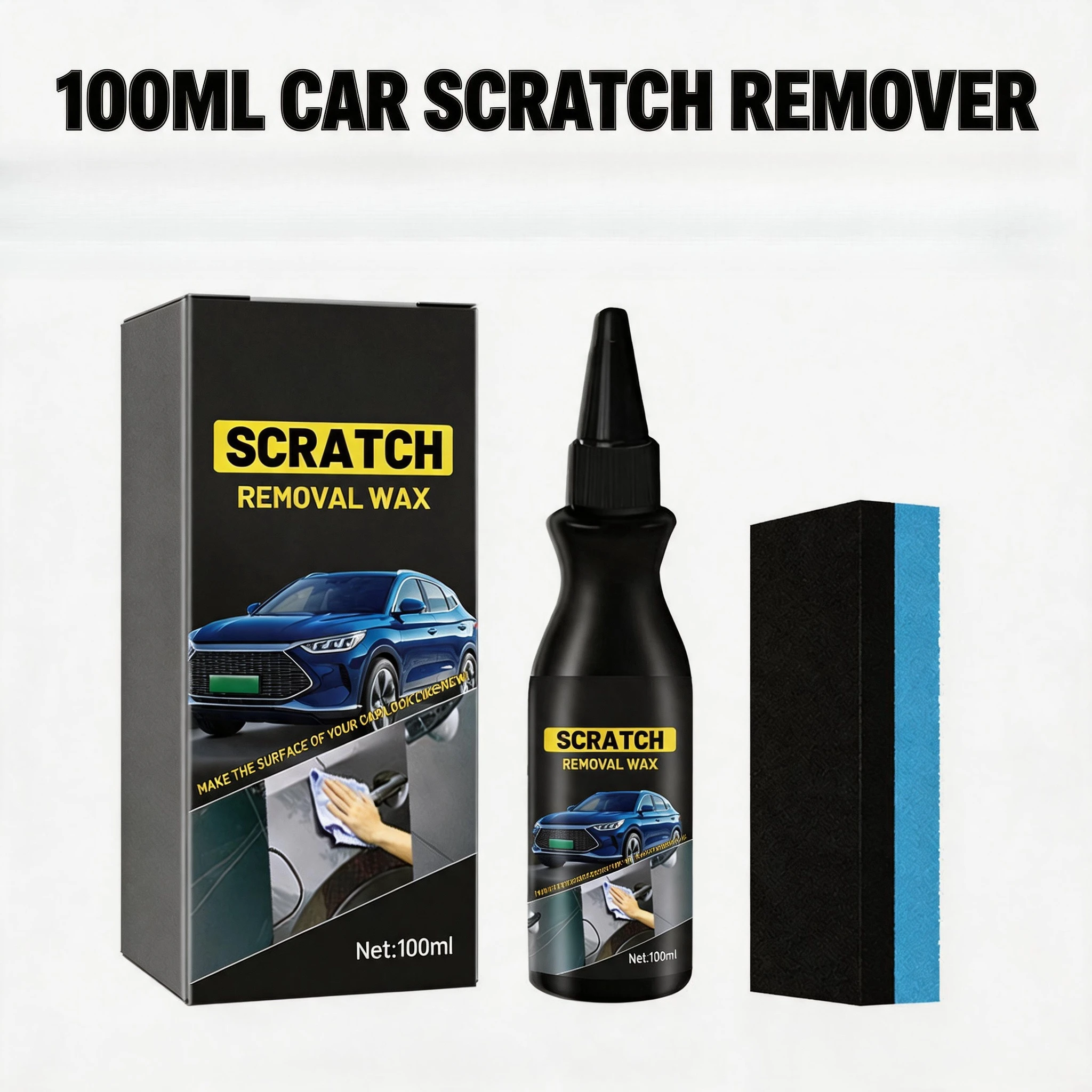 Car Scratch Polishing Repair Agents Compound Scratch Remover Nano Repair Brightening Paint Buffer Car Paint Maintenance Care