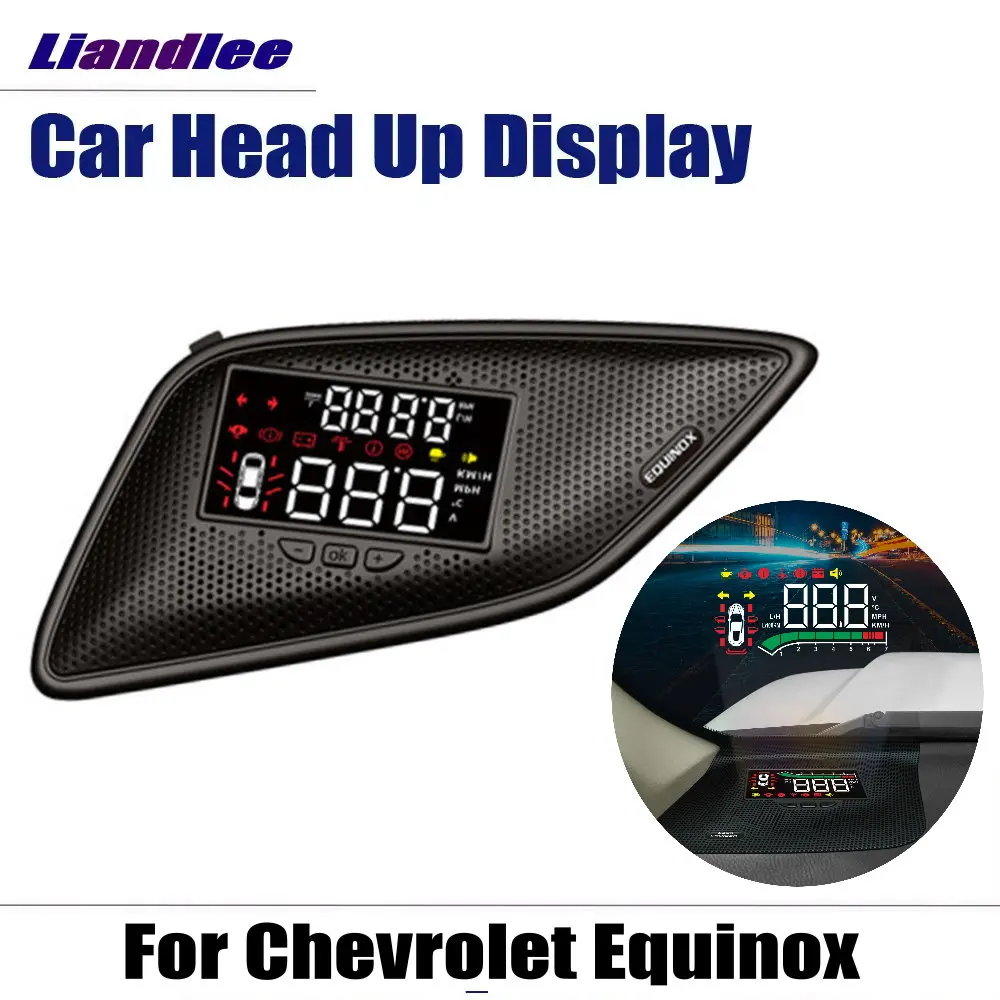 Car Head Up Display HUD For Chevrolet Equinox 2017-2023 Auto LED Reflecting Screen Windshield Projector Electronic Accessories