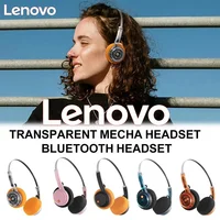 Lenovo-auriculares intrauditivos Retro, inalámbricos por Bluetooth, estéreo Hi-Fi, para la mayoría de los teléfonos móviles, reproducción de Pevices