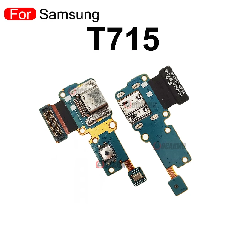 1Pcs For Samsung Galaxy T710 T713 T715 T719 T719C T500 T505 USB Charging Port Dock Charger Plug Flex Cable Repair Part