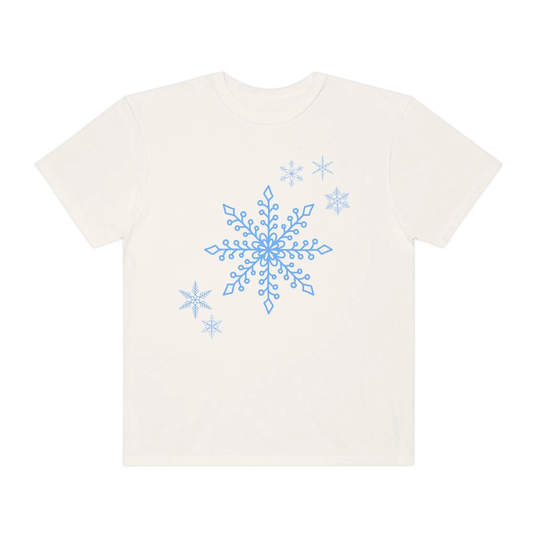 Snowflake T Shirt Christmas Holiday Party Winter Minimal Simple