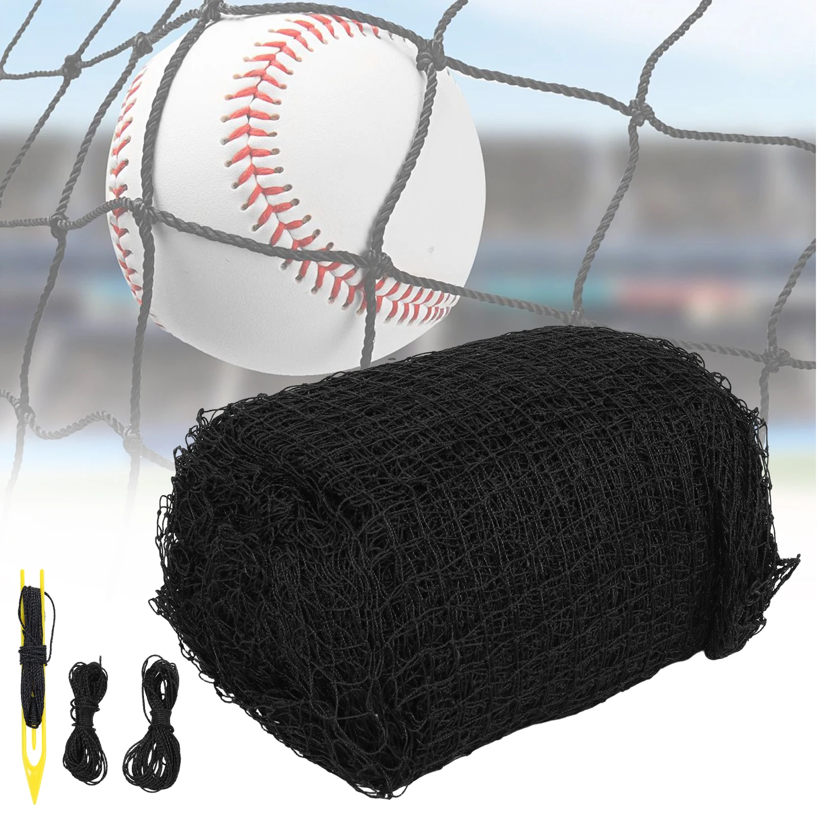 

Sports Nets 10x10x35 FT /12x12x55 FT Baseball & Softball Netting Portable Net Only No Frame Included for All Skilled Levels
