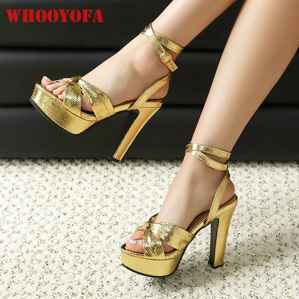 

Летние глянцевые женские туфли-слингбэки на платформе с высоким каблуком, размеры 10-43, для танцев