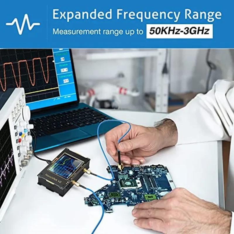 Nanovna SAA-V2 Vector Network Analyzer 10KHz~3GHz HF VHF UHF Antenna Analyzer 3.2\