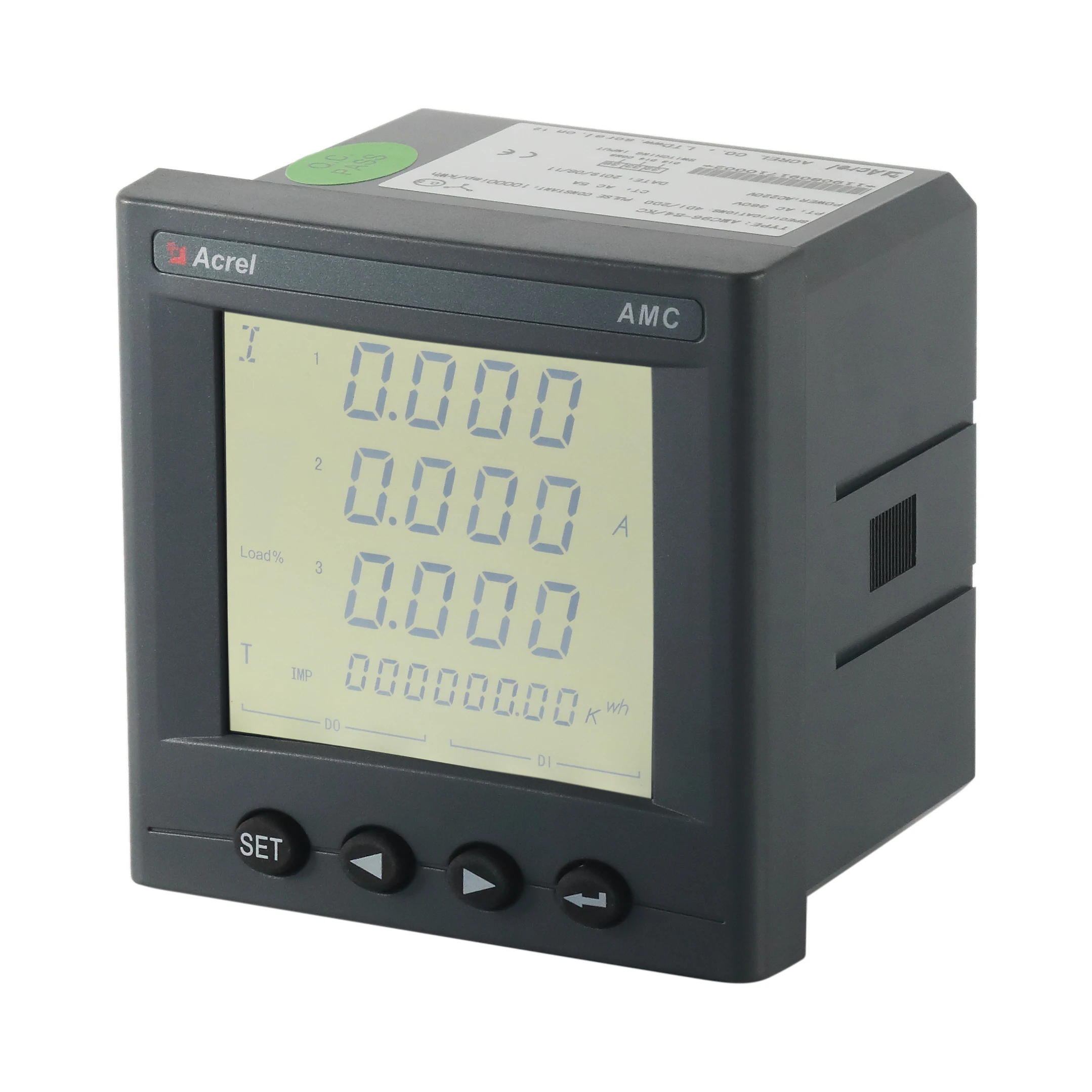 Acrel CE/IEC AMC96L-E4/KC RS485 LCD Display digital Panel control cabinet meter/Power monitoring meter