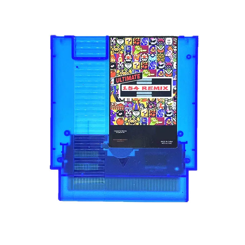 The Ultimate NES Remix Game 154 in 1 Cartridge, E@rthbound FinalFantasy123 TheZeld12 Megaman123456