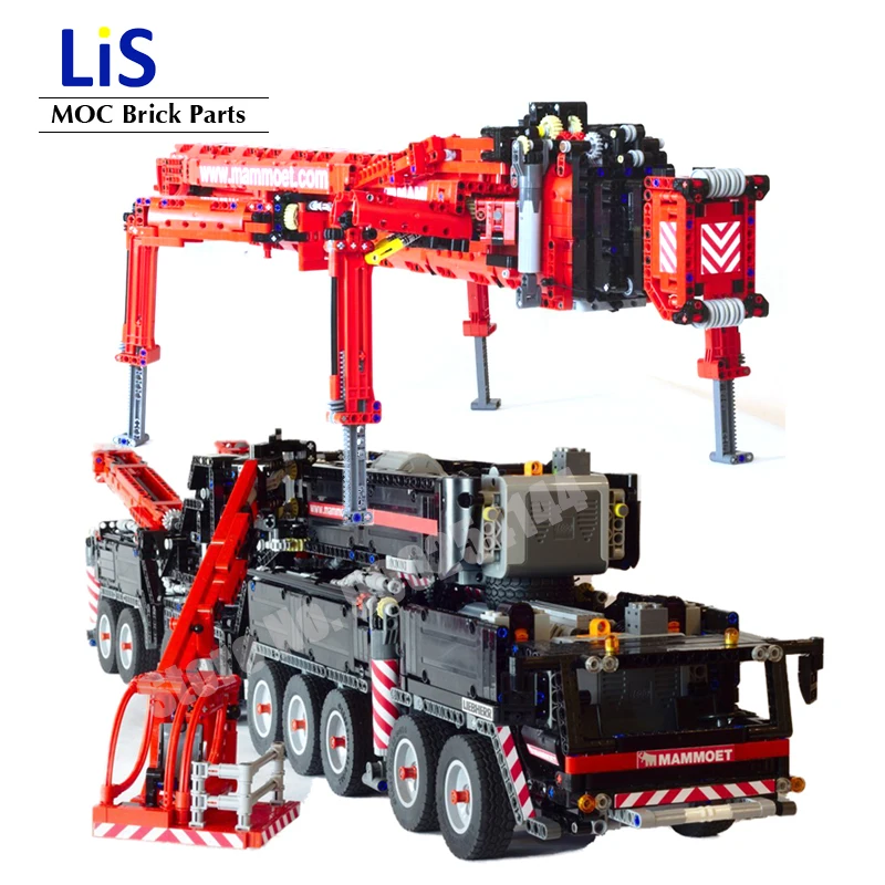 NEW High-tech Building Block Moc-20920 11200 Large Crane Engineering Crane Remote Control Assembling DIY Toys Boy Gifts