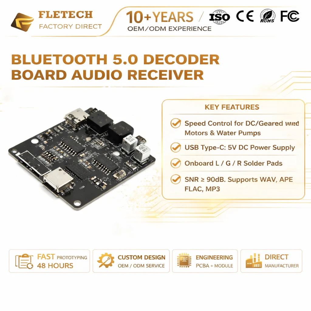 WIFI Mobile Control APP Bluetooth5.0 Audio Receiver board mp3 lossless decoder board Wireless Stereo Music Module with TypeC USB