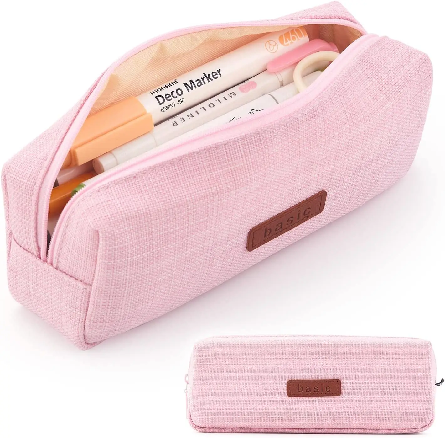 

Small Pencil Case Student Pencil Pouch Coin Pouch Cosmetic Bag Office Stationery Organizer for Teen School