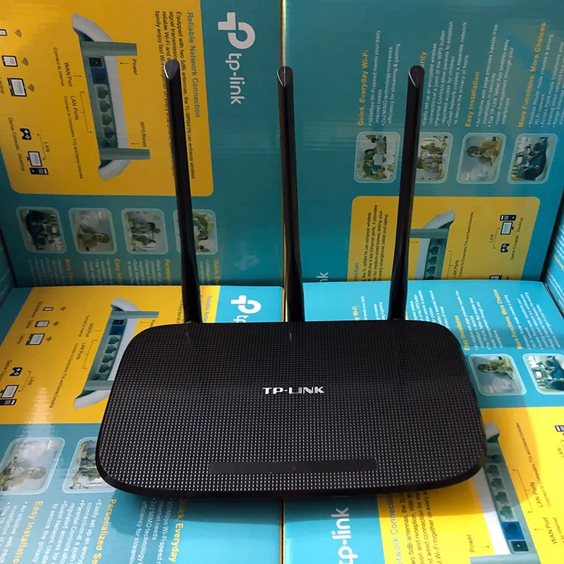 Bezprzewodowy router domowy N300 TP-LINK TL-WR940N, 3 anteny zewnętrzne, wersja angielska 450M poprzez szybką sieć Wall King