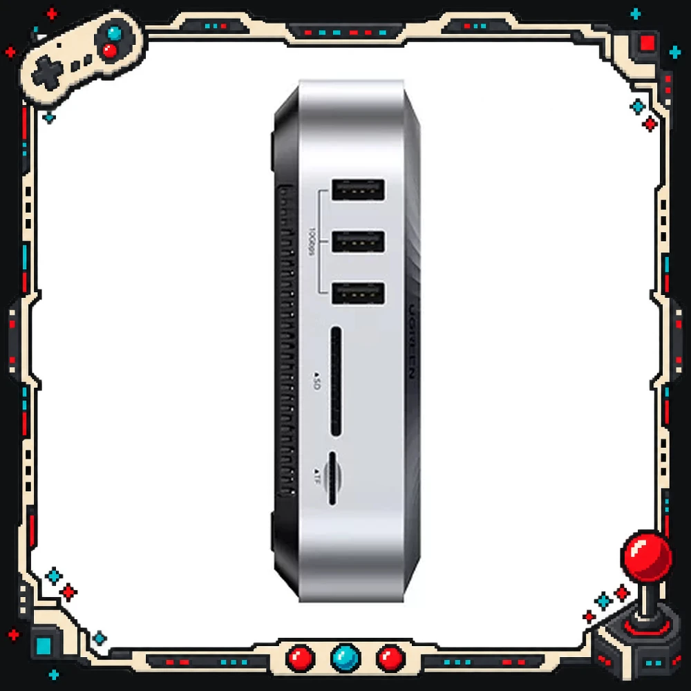 UGREEN 95503 USB-C Hub M.2 NVMe SSD Enclosure 40Gbps Dock HDMI 2.1 8K30Hz USB 3.2 SD TF Reader for Mac mini M4 M4 Pro