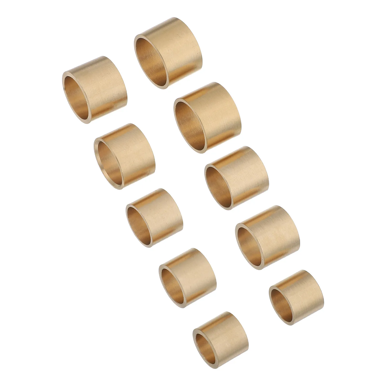 

10Pcs Pool Cue Tip Replacement Ferrule 9Mm 10Mm 11Mm 12Mm 13Mm Copper Metal Clip Kit for Billiards Enhanced Durability and