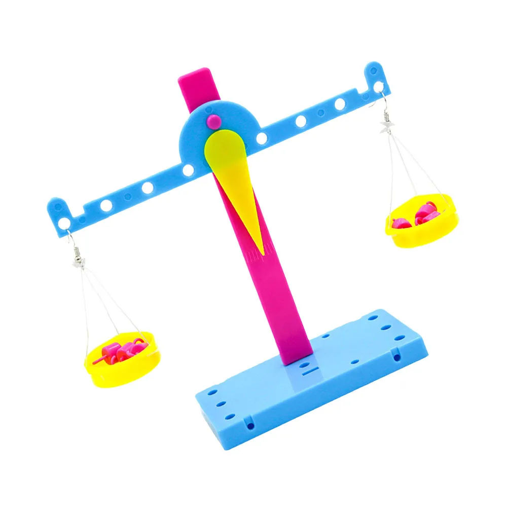 DIY Lever Balance Scale Educational Science Experiment Kids Practical Thinking Observation Analytical Skills Early Education