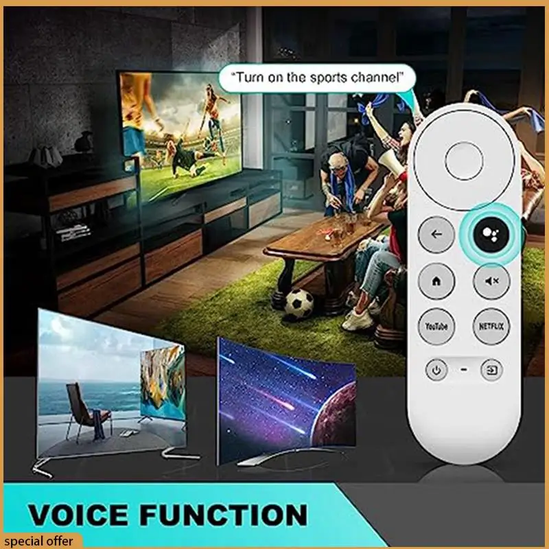 

A68Z 2X сменный G9N9N голосовой Bluetooth ИК-пульт дистанционного управления для Google TV Googlechromecast 2020 W3JD