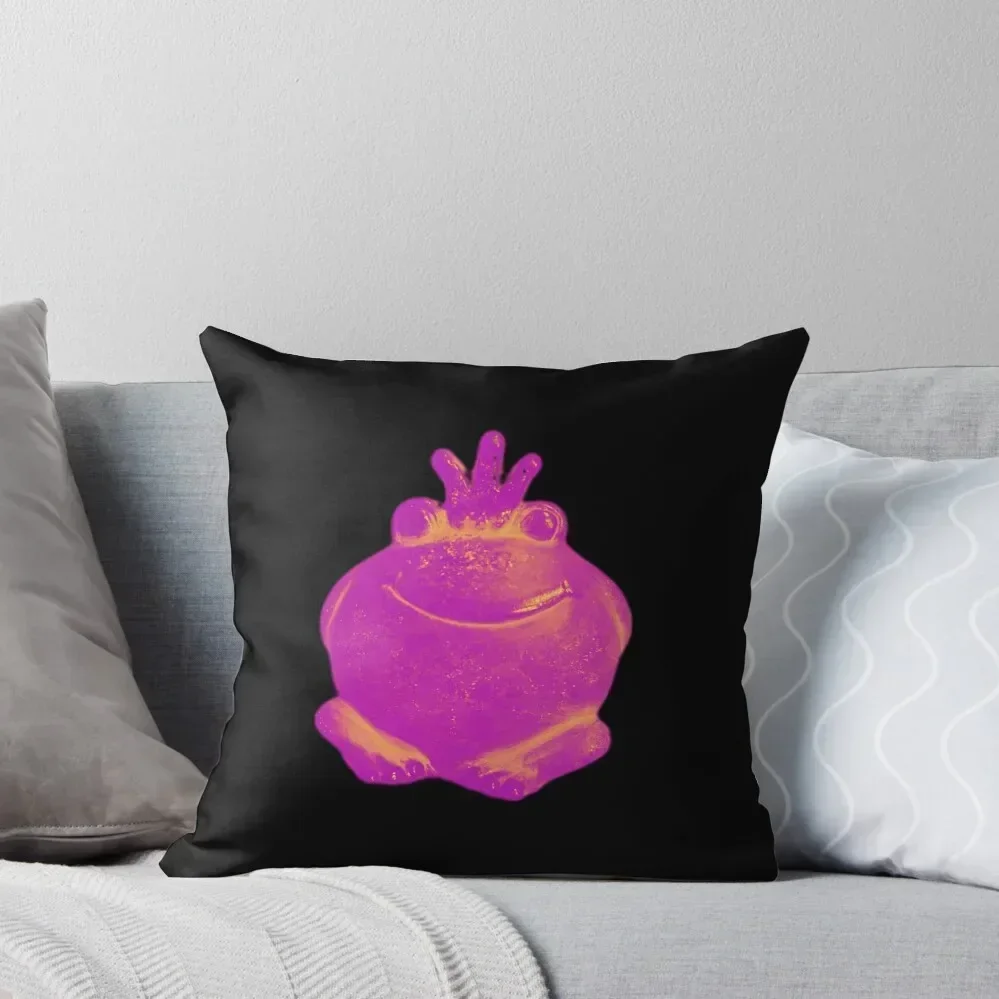 

Don't be a frog! PINK Throw Throw Pillow Custom Cushion Cushions Cover pillow cover luxury Cushion Cover For Sofa pillow