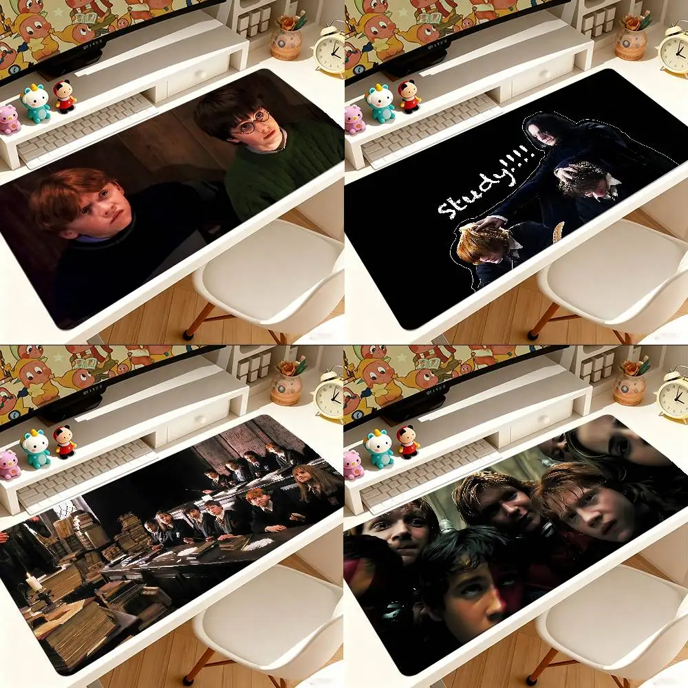 Alfombrilla de Ratón Clásica de la Película Harry Potter, Alfombrilla de Escritorio para Computadora, Alfombrilla para Teclado de Portátil, Alfombrilla de Ratón Grande para Oficina