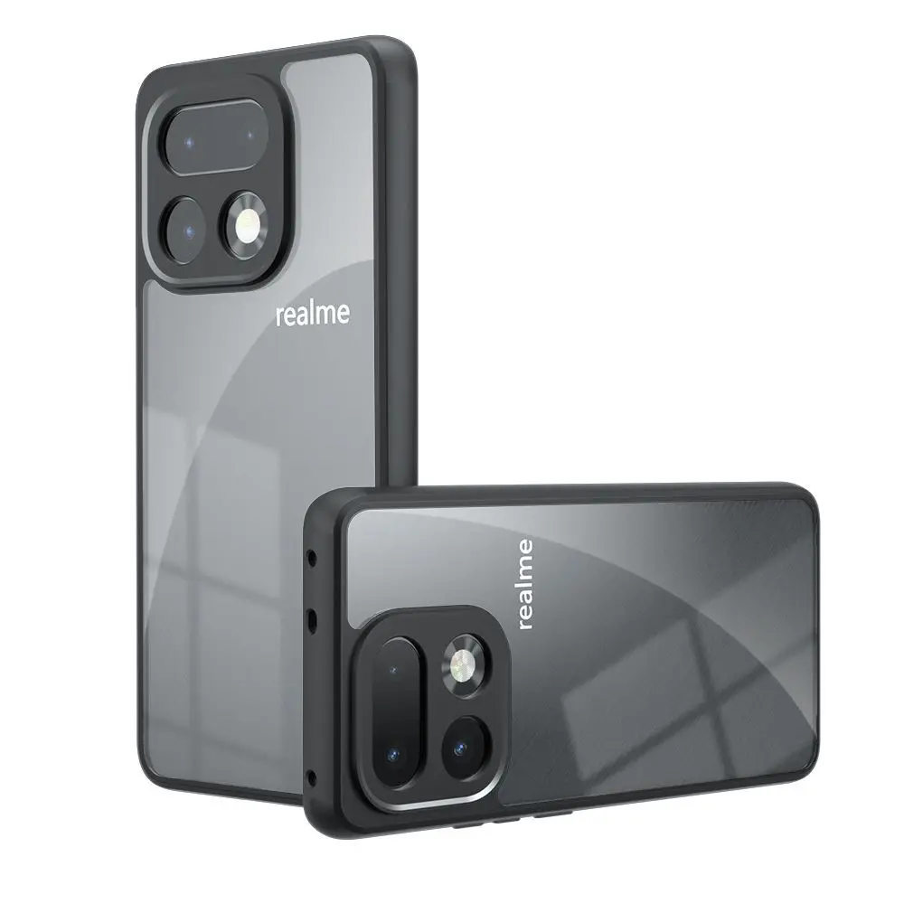 

Case For Realme 16 Pro Plus 16 Pro+ 5G Luxury Matte Transparent Acrylic Hard Cover Anti-fall Protect Shell Shockproof Bumper